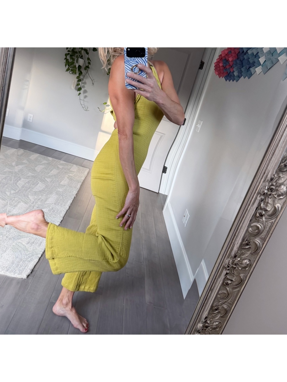 Free People Ribbed Cotton Blend Jumpsuit Size XS